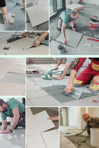 wall and floor tiles